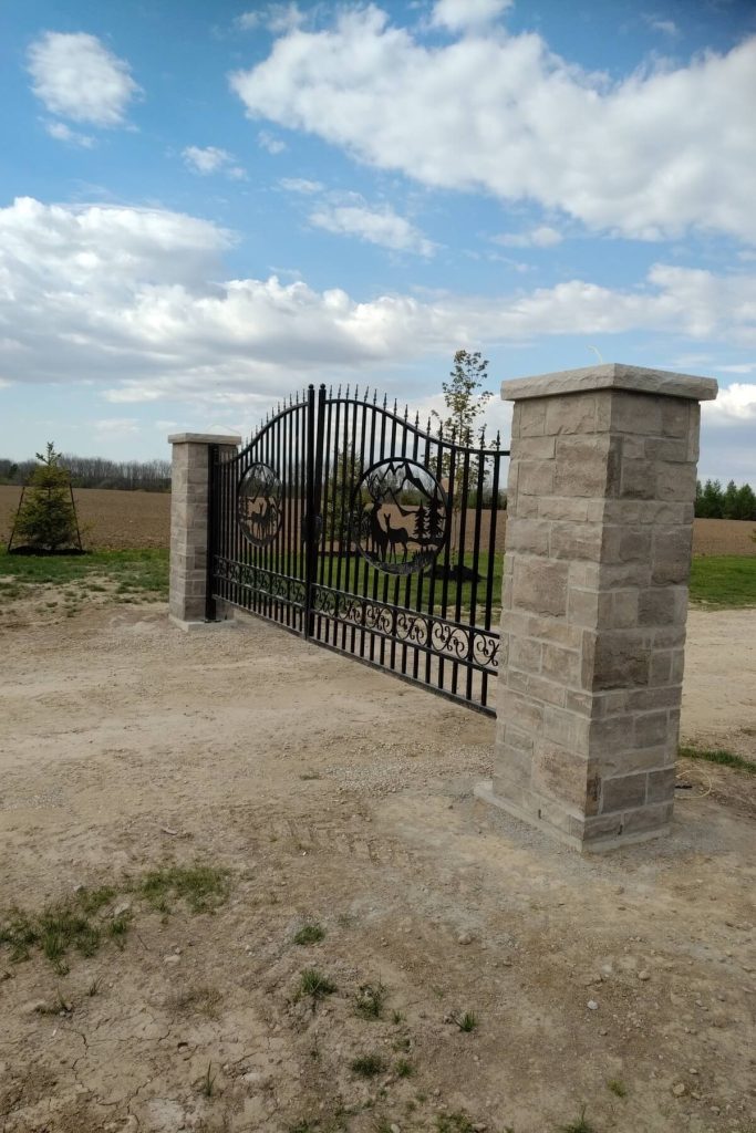 custom gate posts